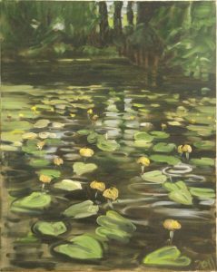 Teich-mit-Seerosen