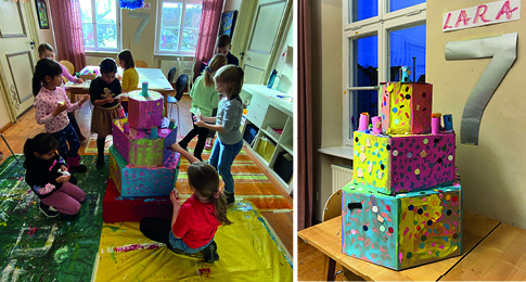Kindergeburtstag im Unteren Schlösschen